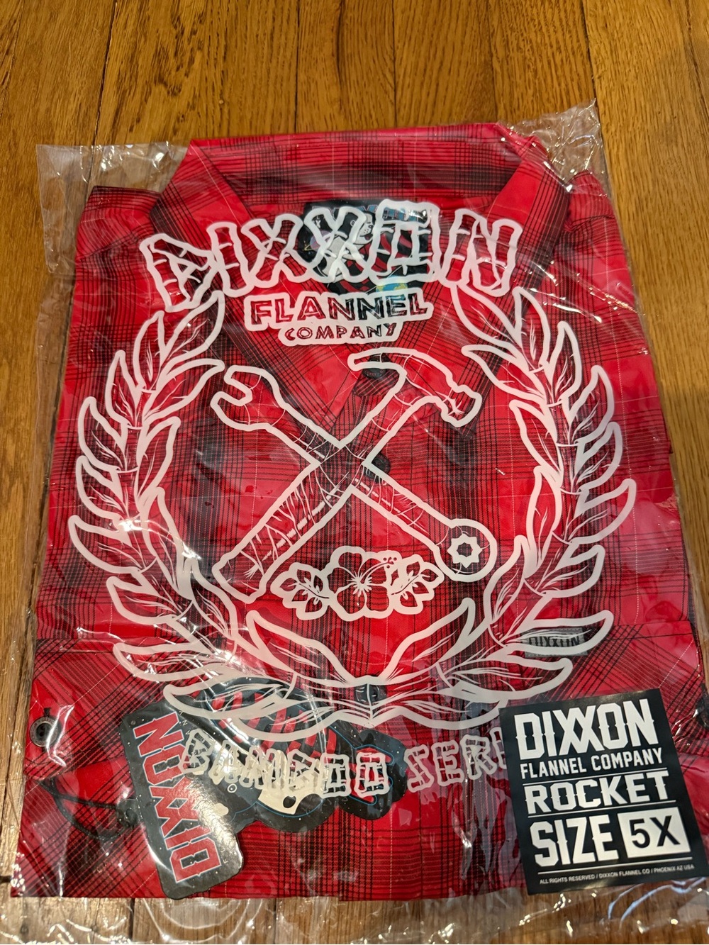 DIXXON Flannel Company Rocket Plaid Bamboo short sleeve  Shirt